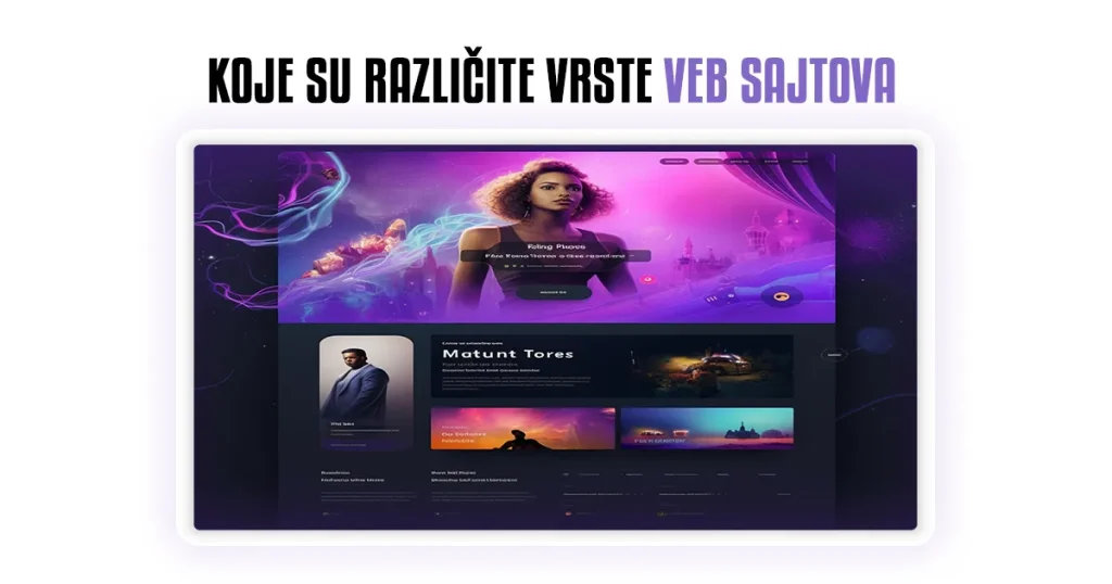 vrste veb sajtova